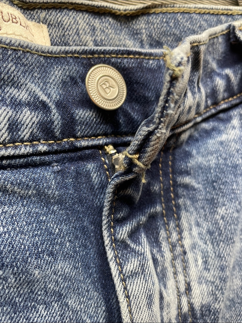 Banana Republic 90s relaxed Light Wash baggy Leg Jeans - Picture 7 of 9
